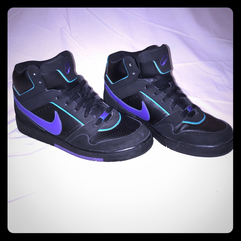 Nike Air Prestige, Black/purple/green, Size 13